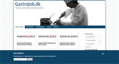 Desktop Screenshot of gastrojob.dk