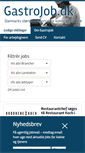 Mobile Screenshot of gastrojob.dk